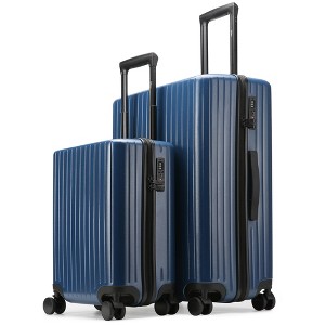 Miami CarryOn Ocean 2pc Hardside Spinner Luggage Set - 1 of 4