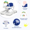 Infans 2-in-1 Foldable Baby Walker w/ Adjustable Heights & Detachable Toy Tray Blue - 4 of 4
