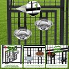 Heavy Duty Outdoor Dog Kennel with Rotating Bowls, 8 x 4 x 5.6-ft - 2 of 4