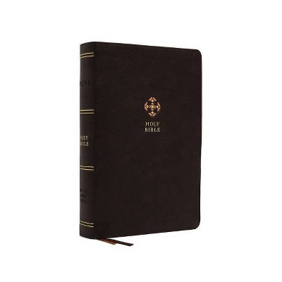 Nrsv, Catholic Bible, Journal Edition, Leathersoft, Brown, Comfort Print - by  Catholic Bible Press (Leather Bound)