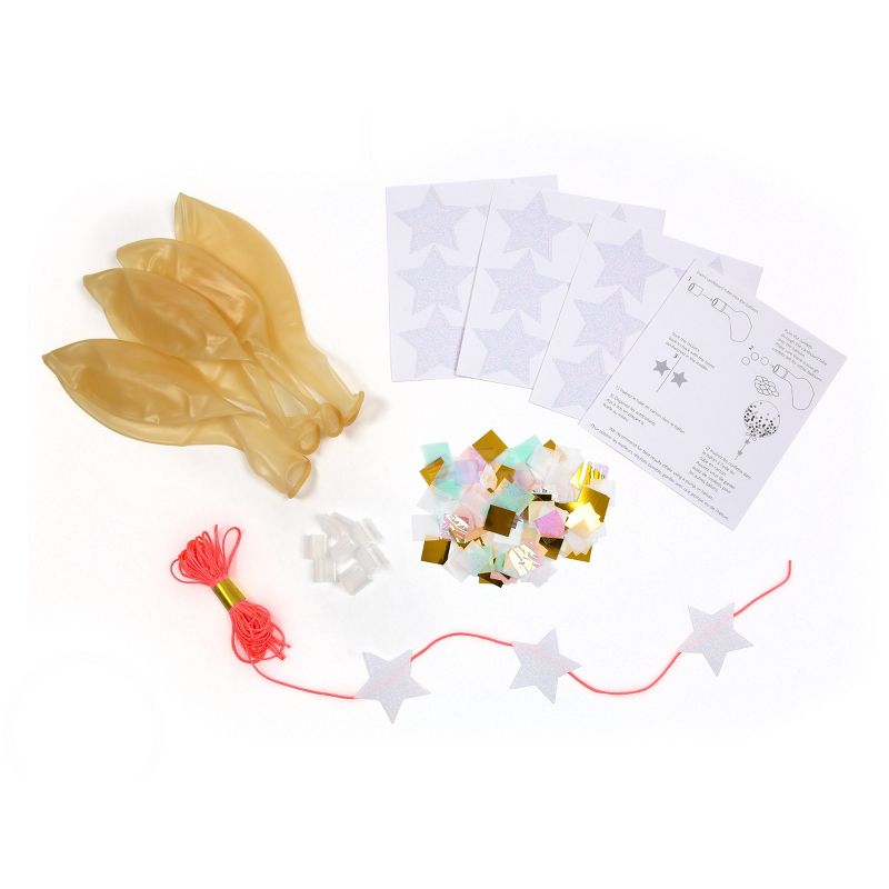 Meri Meri Iridescent Confetti Balloon Kit (Pack of 8), 2 of 4