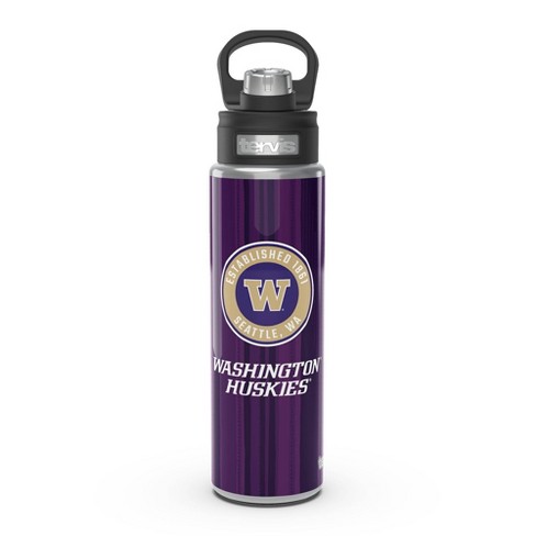 NCAA Washington Huskies Campus 24 oz Stainless Steel Water Bottle with Lid