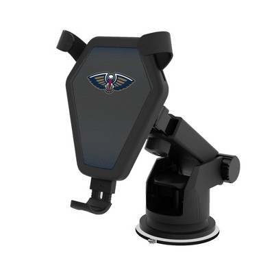Keyscaper New Orleans Pelicans Linen 10-Watt Wireless Car Charger