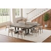 Farmhouse Wood Dining Table, Large Kitchen Table with Sturdy Legs, Long Dining Table, Rectangle Dinner Table for Dining Room and Living Room - 4 of 4