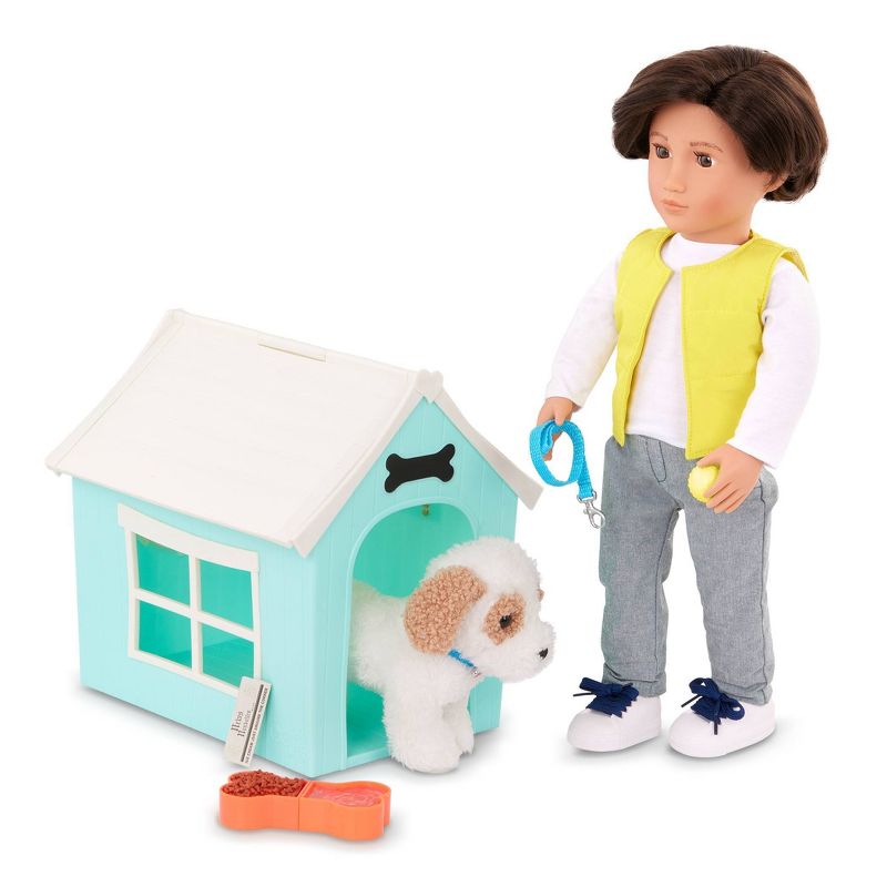 Our Generation Puppy Place Pet Dog Plush &#38; Dog House Accessory Set for 18&#39;&#39; Dolls, 3 of 6