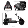 JANSNO Pedal Go Kart - Outdoor Ride-On Toy for Kids 5-12 with Adjustable Seat, Handbrake, Non-Slip Rubber Wheels - 3 of 4
