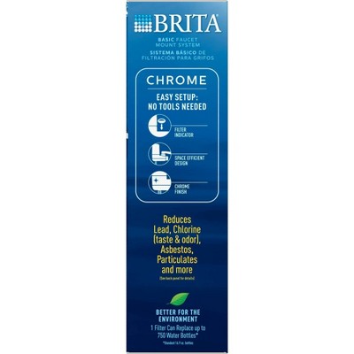 Brita Tap Water Faucet Filtration System - Chrome