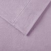 Elegant Solid Micro Fleece Sheet Set, All Season Bedding Sets, Cozy Home Textile fits Lux Bedroom Decor,Valentine's Day Gifts - 3 of 4