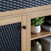 Kumasinova Embossed Pattern TV Stands for TV up to 65",Media Dresser with 2 Doors,2 Drawers&Shelves,Versatile TV Console for Living Room - 4 of 4