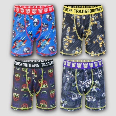 Boys' Transformers 4pk Boxer Briefs