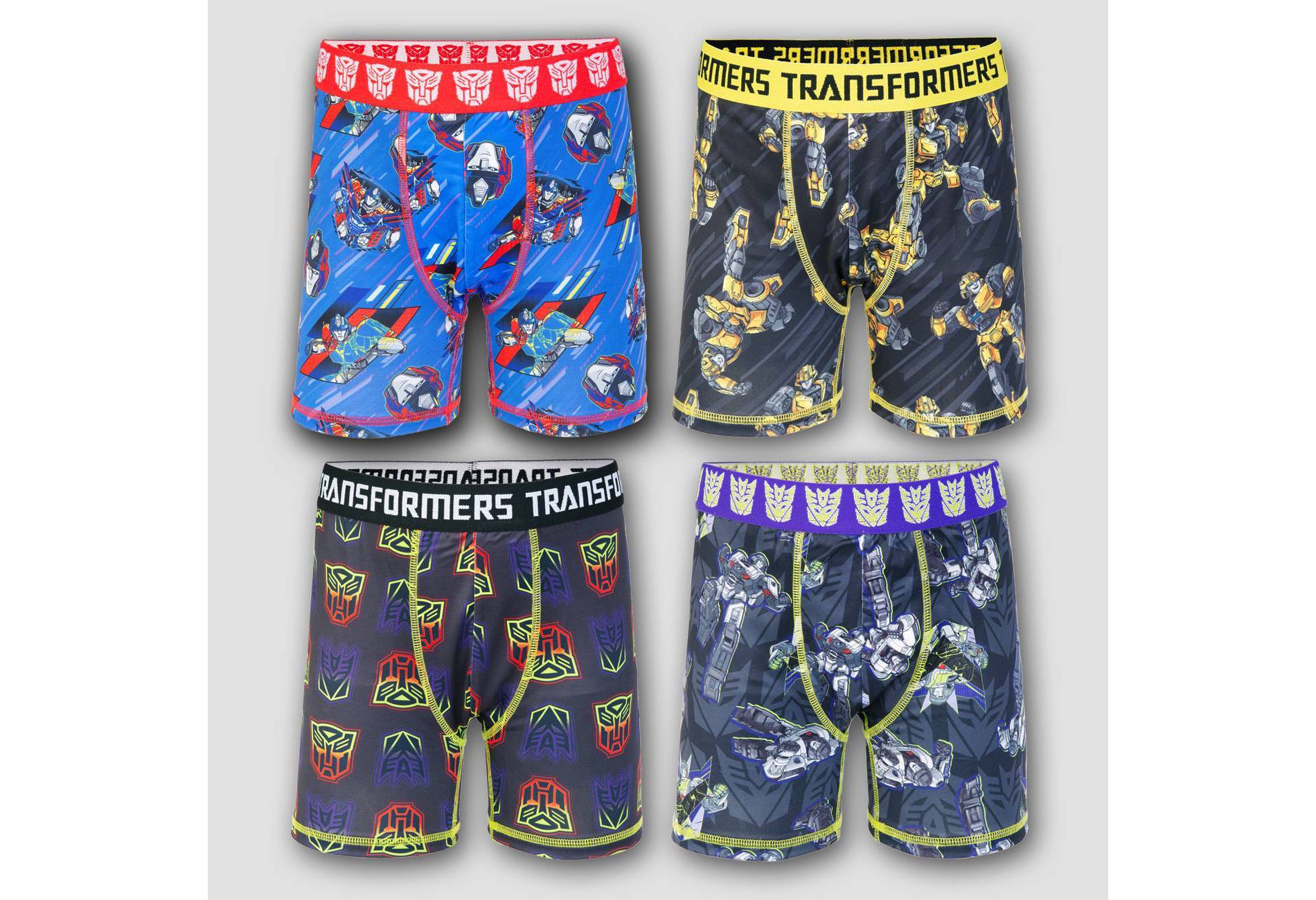 Boys' Transformers 4pk Boxer Briefs - 6
