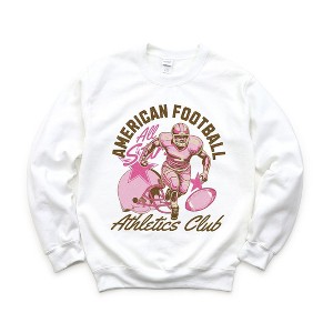 Simply Sage Market Women's Graphic Sweatshirt American Football Athletics Club - 1 of 4