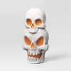 22.5" Light and Sound Stacked Skulls Outdoor Halloween Decorative Prop - Hyde and EEK! Boutique™ - 3 of 3