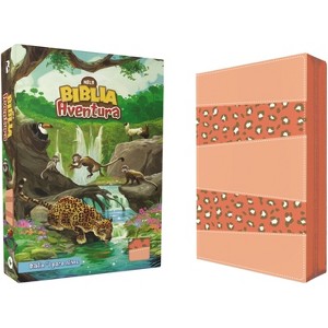 Nbla, Biblia Aventura, Interior a Color, Leathersoft, Coral, Con Cierre, Comfort Print - (Adventure Bible) (Leather Bound) - 1 of 1