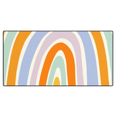 Lane and Lucia Mod Rainbow Desk Mat - Deny Designs