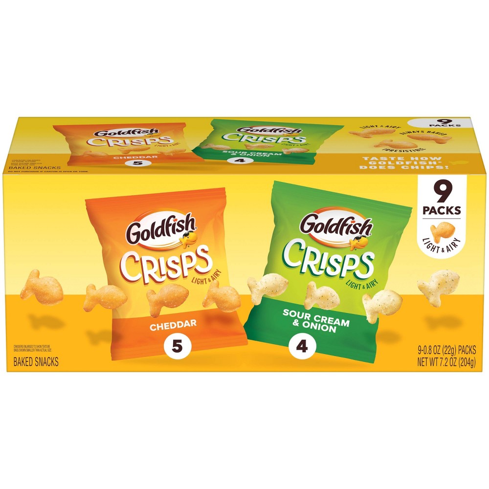 Goldfish Crisps Variety Pack - 7.2oz/9ct