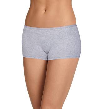 Jockey Women's Worry Free Cotton Stretch Moderate Absorbency Hips L Grey  Heather : Target