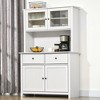 NicBex 63.5 Inch Kitchen Pantry Storage Cabinet with 4 Doors and 2 Drawers for Dining Room,Bathroom,Kitchen - 2 of 4