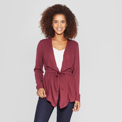 burgundy cardigan target