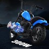 Jojoka Electric Motorcycle for Kids, 24v Dirt Bike Electric with Led Lights, Rear Brake, Leather Seat, Two Speed Max Up to 14MPH - 2 of 4