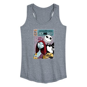 Women's - Disney - The Nightmare Before Christmas Graphic Racerback Tank - 1 of 4