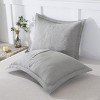 LISM 100% Cotton Quilted Pillow Shams, 26" x 20" (Pack of 2) - 2 of 4