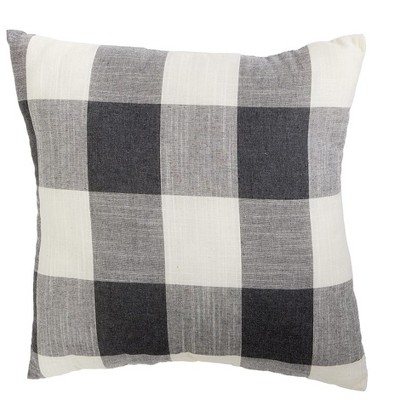 The Lakeside Collection Buffalo Check Decorative Pillows - Gray : Target