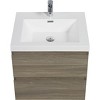 Osparple Modern Bathroom Vanity with Sink Floating Bathroom Vanity with 2 Soft Closing Multi-functional Drawers for Small Bathroom - 3 of 4