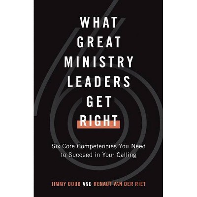 What Great Ministry Leaders Get Right - by  Jimmy Dodd & Renaut van der Riet (Paperback)