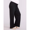 Women's Under the Belly Wide Leg Sweatpants | Motherhood Maternity - 3 of 4