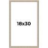 PosterPalooza | 18x30 Thin Barnwood Picture Frame, UV Acrylic, 2 Finishes - Grey and Black - 2 of 4
