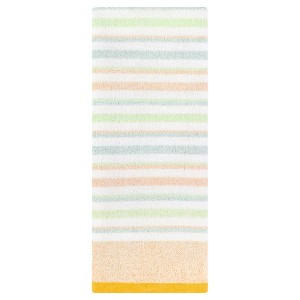 REGALWOVEN Striped Pattern Cotton Soft Absorbent Home Bathroom Decorative Face Hair Hand Towel 13" x 27" - 1 of 4
