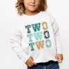 The Juniper Shop Two Two Two Toddler Graphic Sweatshirt - 2 of 3