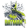 Batman Geometric Art Boy's Heather Grey T-shirt - 2 of 3