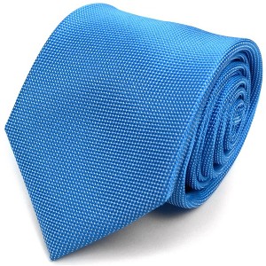 Men's Solid Color Microfiber Poly Woven 3.25 Inch Wide And 57 Inch Long Necktie - 1 of 4