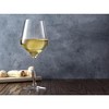 JoyJolt Layla White Wine Glasses - Set of 8 Italian Wine Glasses European Made - 13.5 oz - 2 of 4