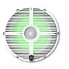 Wet Sounds REVO 8-XWW White Closed XW Grille 8 Marine LED Inch Coaxial Speakers (pair) - 3 of 4