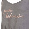 NCAA Purdue Boilermakers Women's Gray Tank Top - 3 of 3