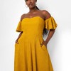 Rebdolls Women's Earned It Textured Skater Midi Dress - 4 of 4