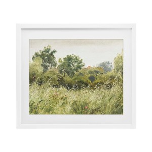 Stupell Industries Vintage Trees And Fields Framed Print Under Glass Art - 1 of 4