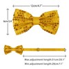 Elerevyo Men's Party Sequin Pre-tied Adjustable Sparkling Sequins Bow Ties - 3 of 4