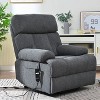 KTMBDW Power Lift Recliner Chair with Extended Footrest for Elderly People, Infinite Position, Remote Control, Cup Holders, Side Pockets - 2 of 4