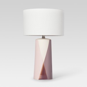 Cohasset Dipped Ceramic Table Lamp Blush Includes Energy Efficient Light Bulb - Project 62 , Size: Lamp with Energy Efficient Light Bulb