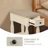 Etelifrank Multifunctional Solid Wood Side Table with Storage - 4 of 4