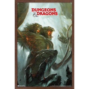 Trends International Dungeons And Dragons - Demogorgon Framed Wall Poster Prints - 1 of 4