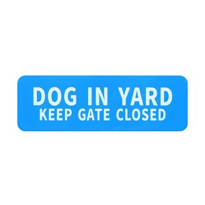 Unique Bargains Acrylic Safety Durable Indoor Outdoor Dog in Yard Signs 3x9 Inch - 1 of 4