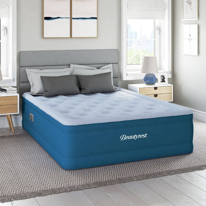 Beautyrest Comfort Plus 18&#34; Anti-Microbial Air Mattress with Pump - Queen, 5 of 7