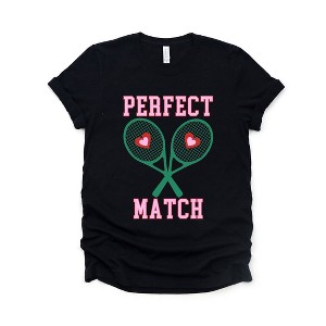 Simply Sage Market Women's Perfect Match Tennis Short Sleeve Graphic Tee - 1 of 4