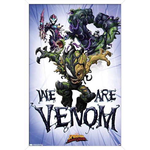  Trends International Marvel's Spider-Man 2 - Fight with Venom  Wall Poster, 22.37 x 34.00, Premium Unframed Version : Everything Else