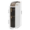YIYIBYUS 3-Tiers Free Standing Toilet Cabinet with Drawers for Small Sapce, Bedroom, Living Room - 4 of 4